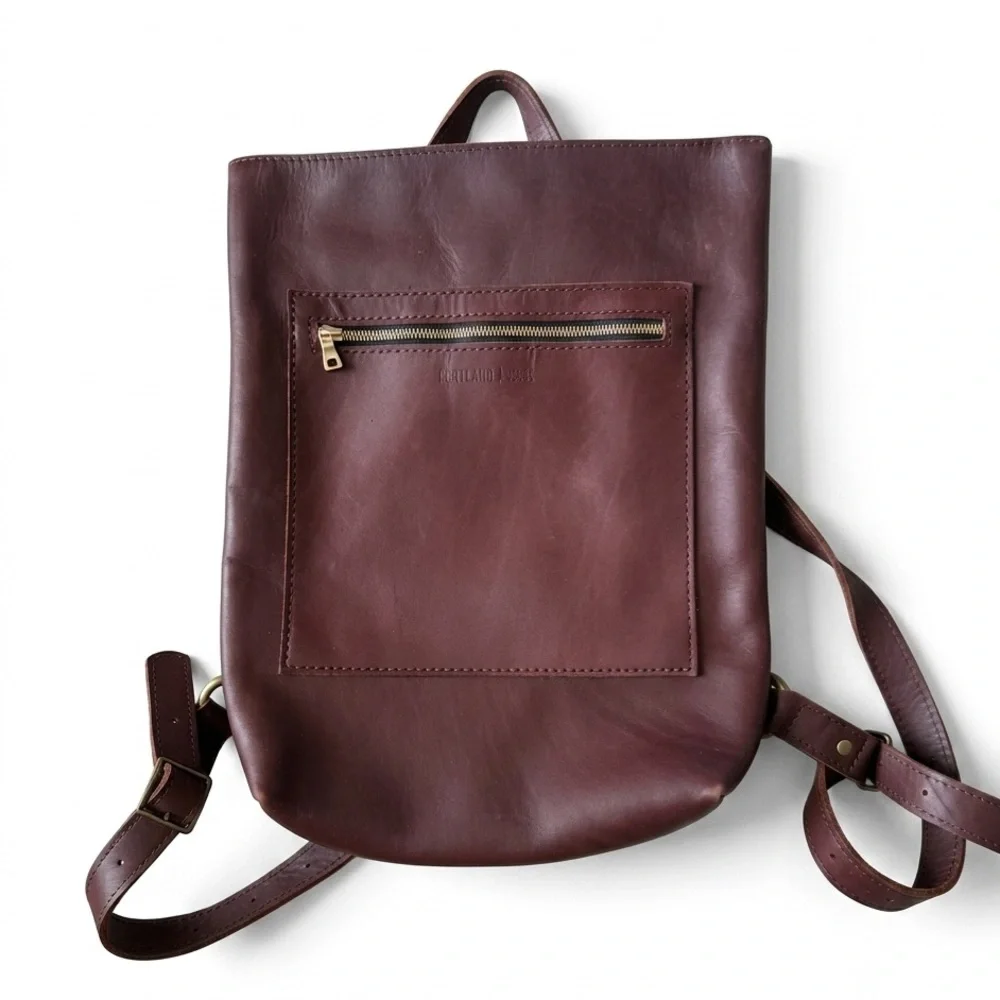 Portland Leather Laptop Backpack